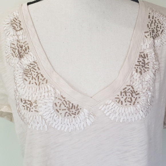 Talbots vneck Tshirt - Picture 3 of 4